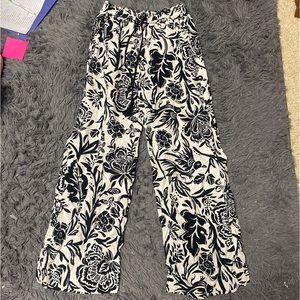 Floral Flare Pants